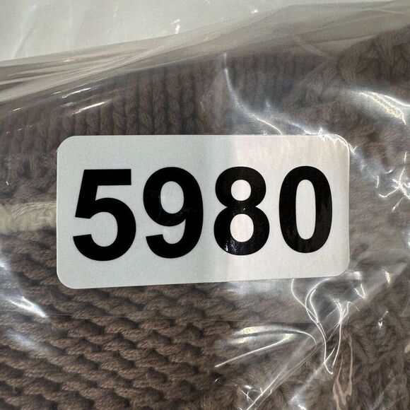 Vintage Sweater Womens M-L Brown Weekend Provisions Lagenlook Cotton Heavy‎ Knit - Picture 8 of 8